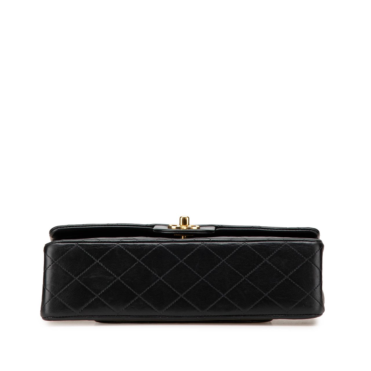 Chanel Medium Classic Lambskin Double Flap Zwart