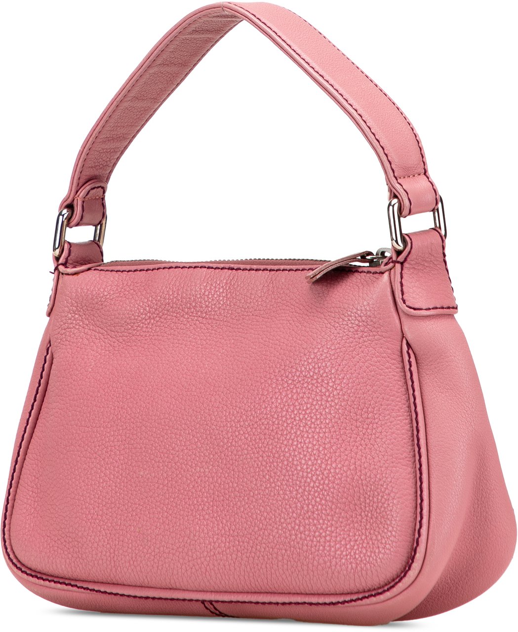 Chanel Calfskin LAX Front Pocket Shoulder Bag Roze