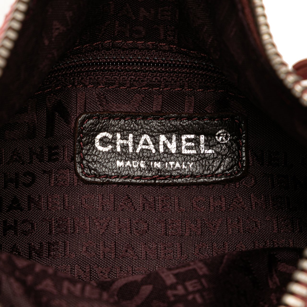 Chanel Calfskin LAX Front Pocket Shoulder Bag Roze