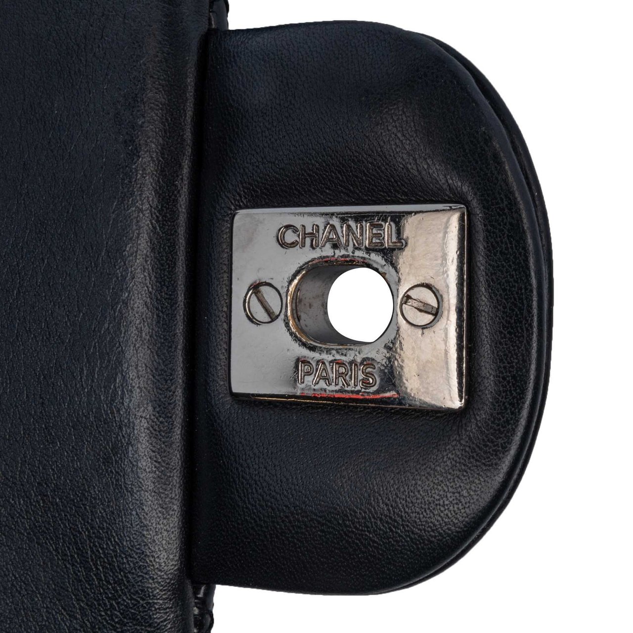 Chanel Mini Rectangular Classic Patent Single Flap Zwart