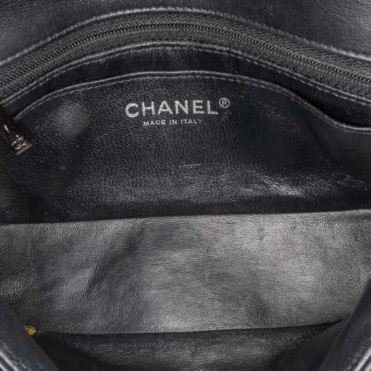 Chanel Mini Rectangular Classic Patent Single Flap Zwart
