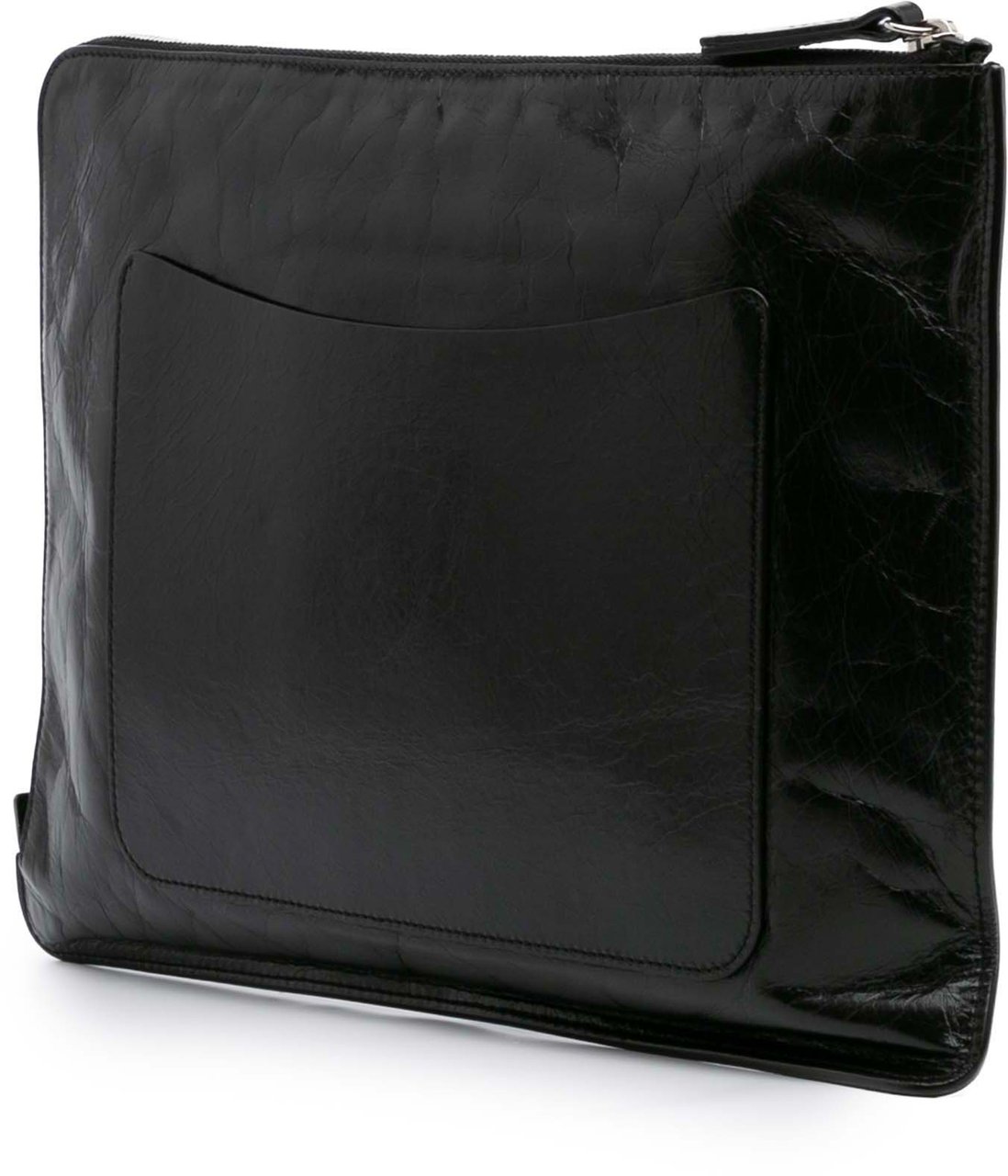 Chanel Large Calfskin Feministe Maize Feminine Pouch Zwart