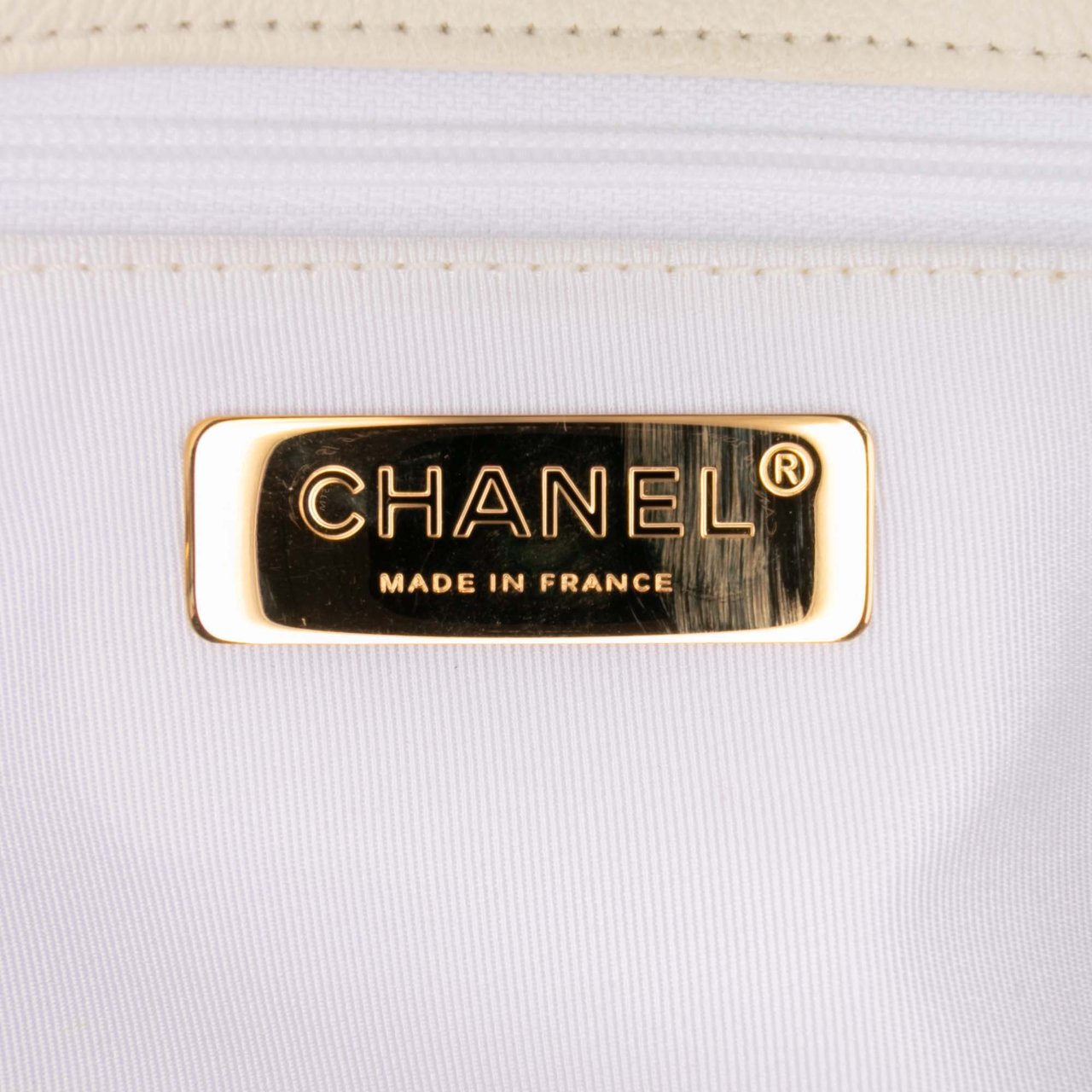 Chanel Medium Crochet Calfskin 19 Flap Wit
