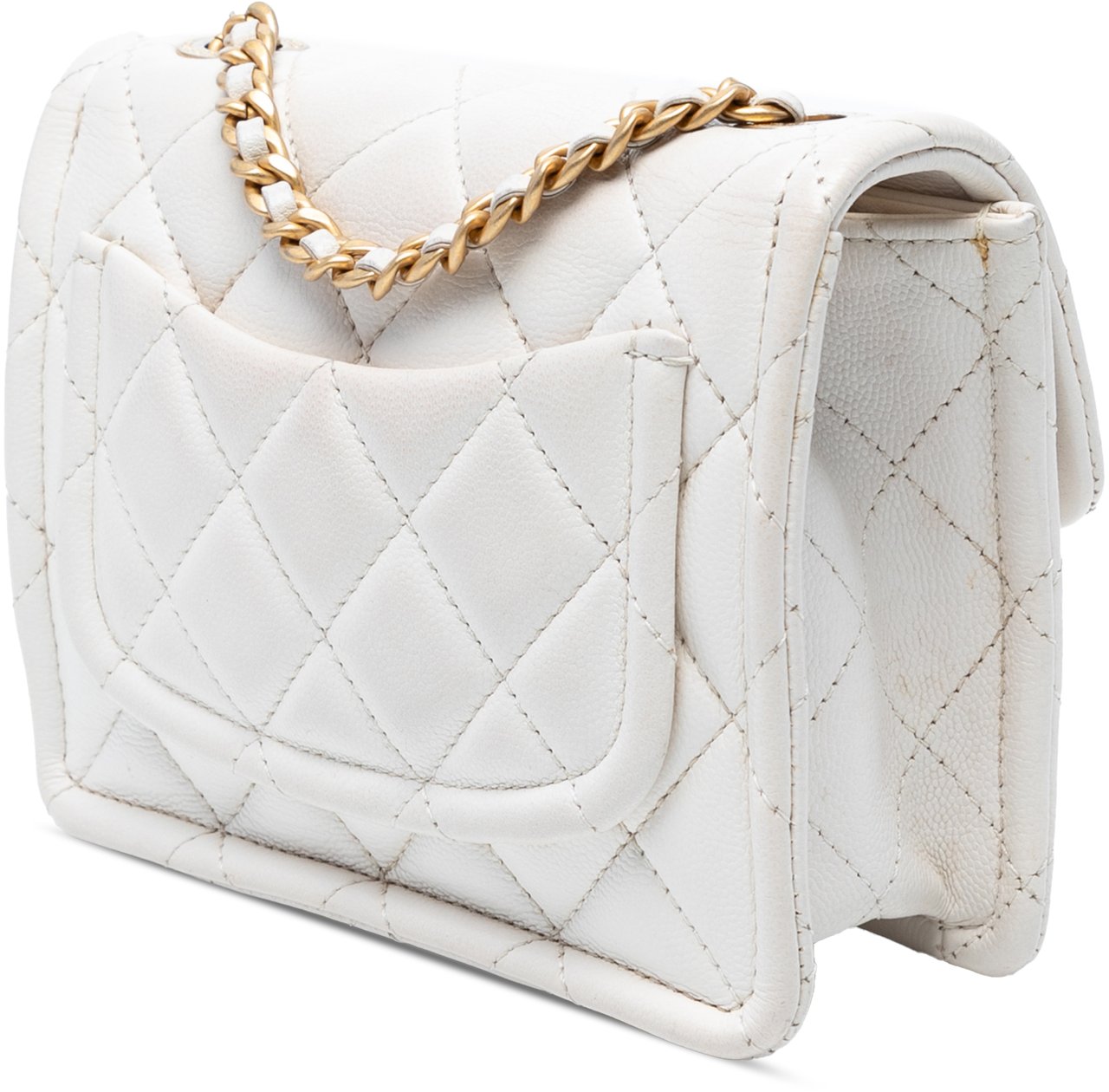 Chanel Mini Quilted Caviar Sweet Classic Flap Wit