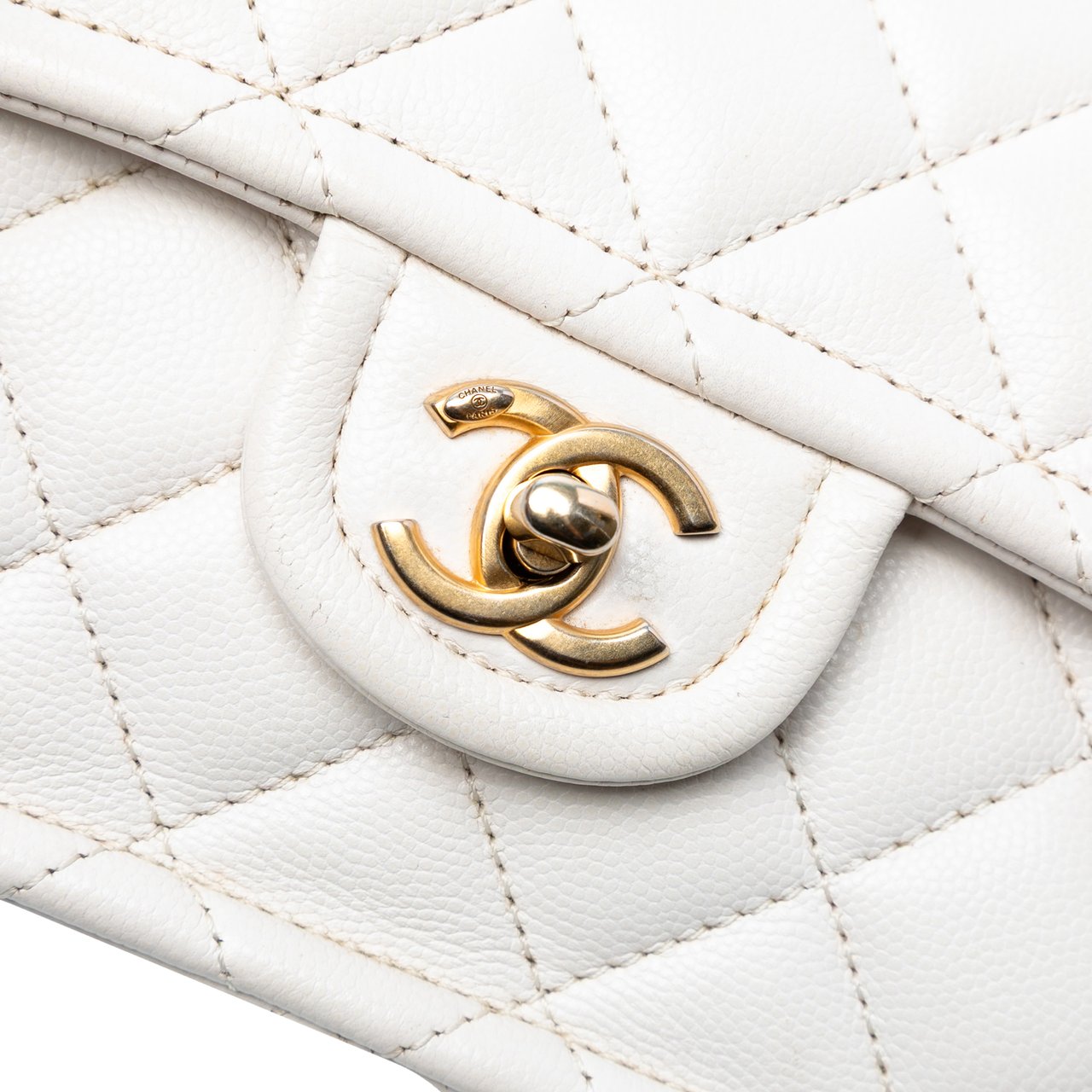 Chanel Mini Quilted Caviar Sweet Classic Flap Wit
