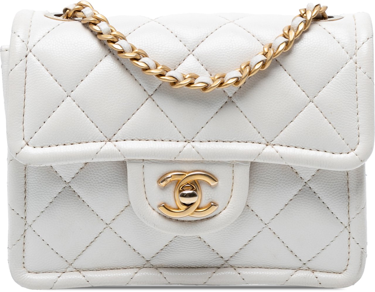 Chanel Mini Quilted Caviar Sweet Classic Flap Wit