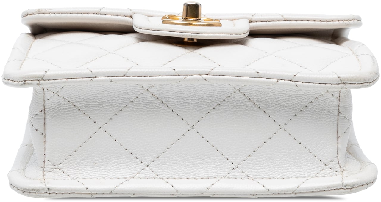 Chanel Mini Quilted Caviar Sweet Classic Flap Wit