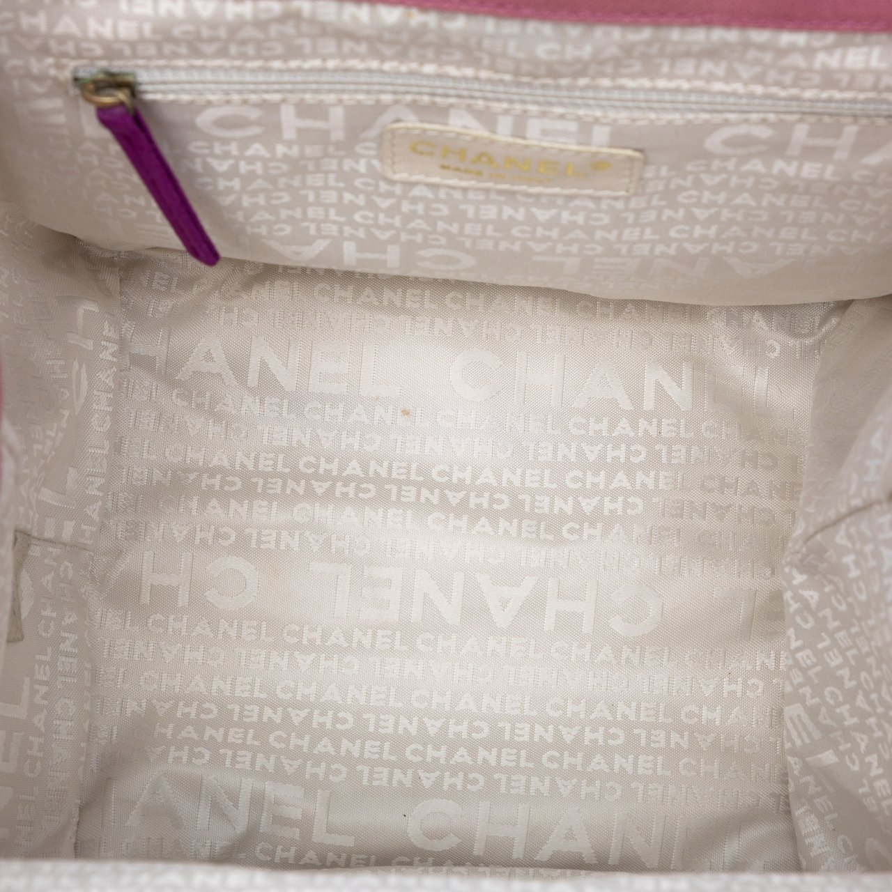 Chanel Canvas Square Stitch Tote Roze