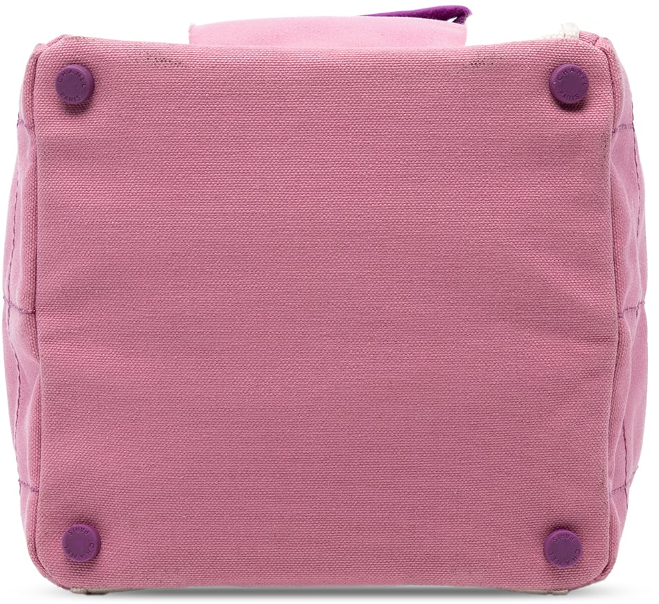 Chanel Canvas Square Stitch Tote Roze