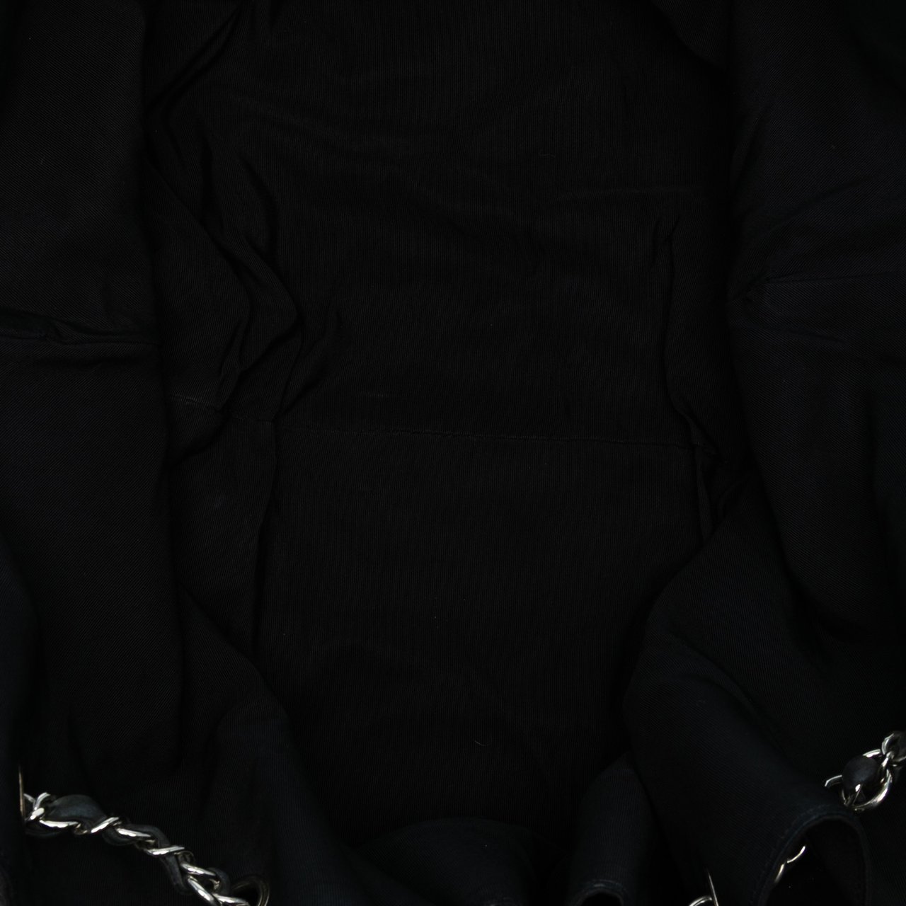 Chanel Lambskin Stretch Spirit Cabas Tote Zwart