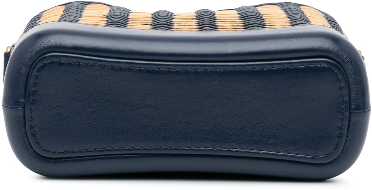 Chanel Small Rattan Gabrielle Crossbody Bruin