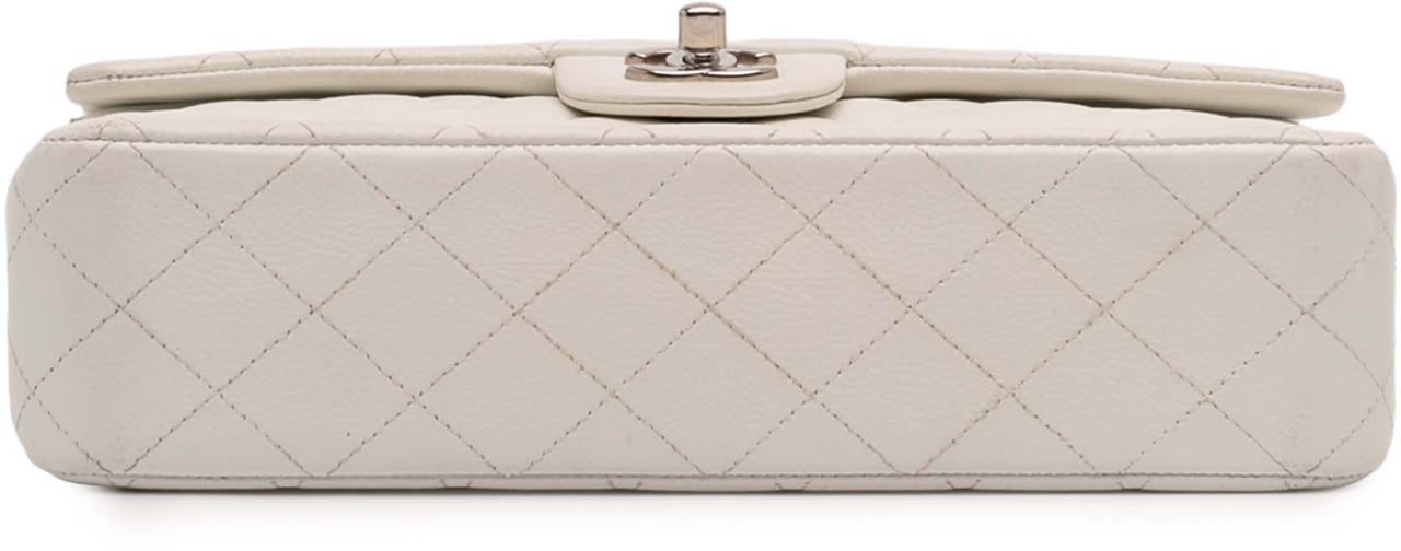 Chanel Medium Classic Caviar Double Flap Wit