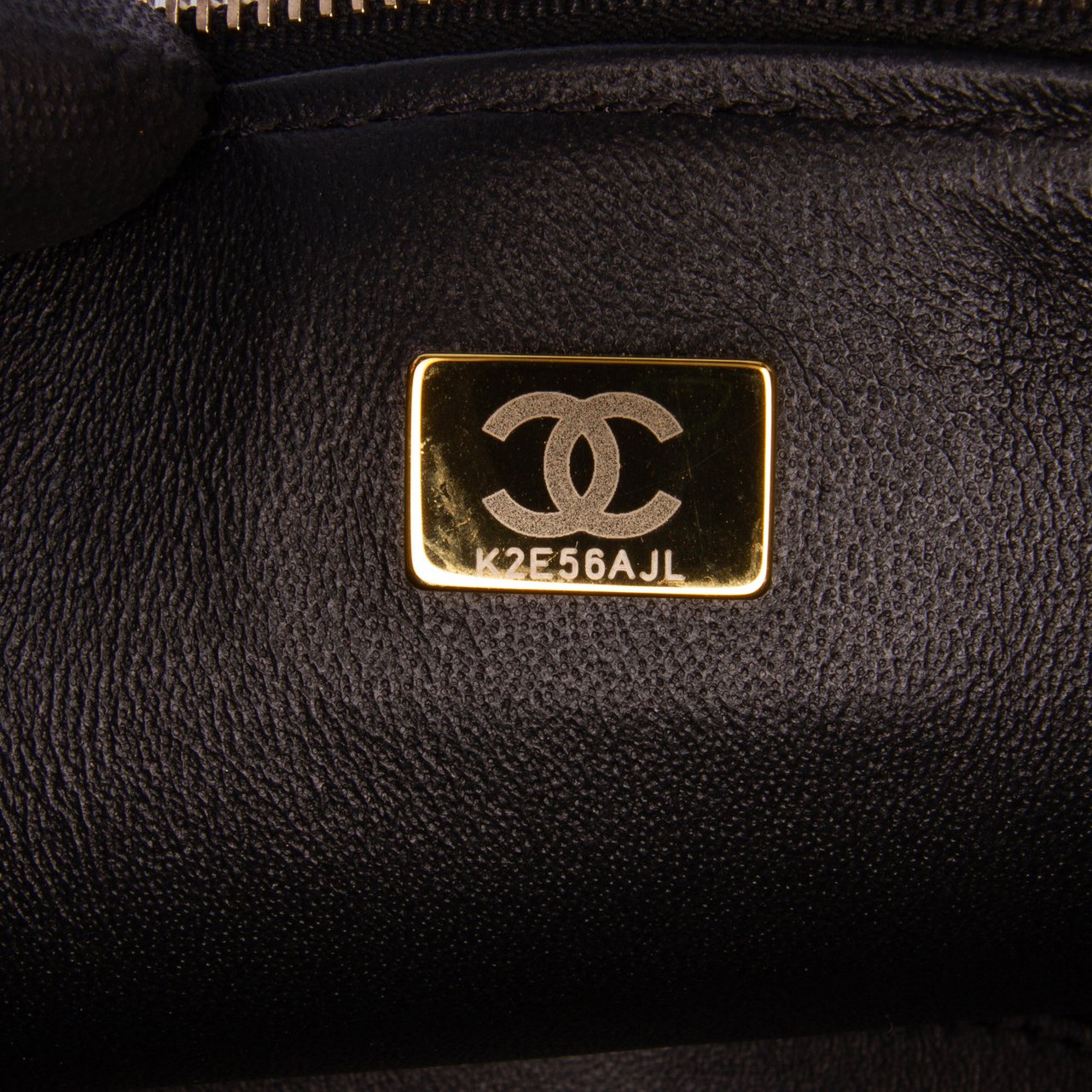Chanel Quilted Lambskin Trendy CC Vanity Case Zwart