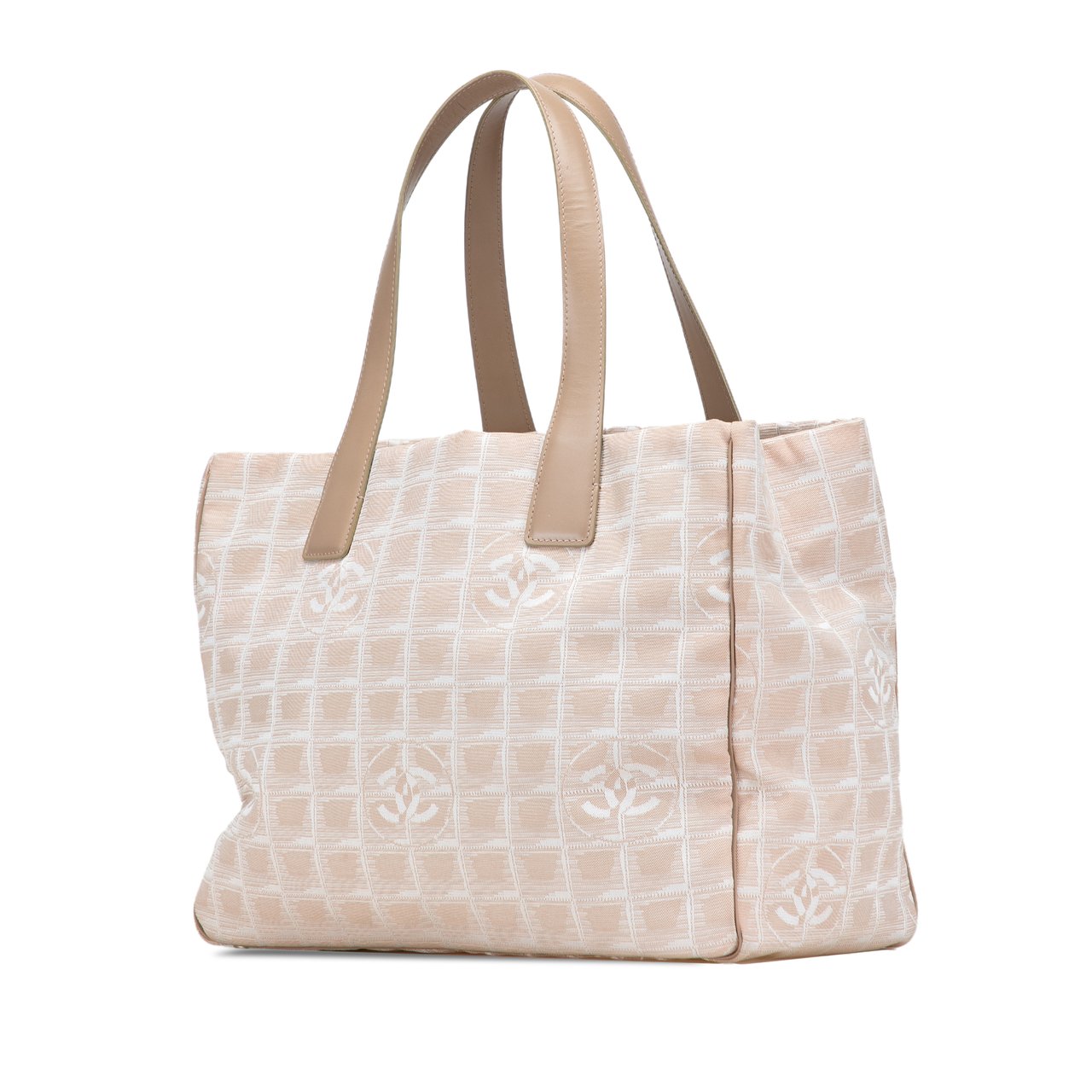 Chanel New Travel Line Nylon Tote Bruin