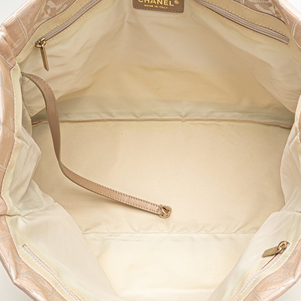 Chanel New Travel Line Nylon Tote Bruin