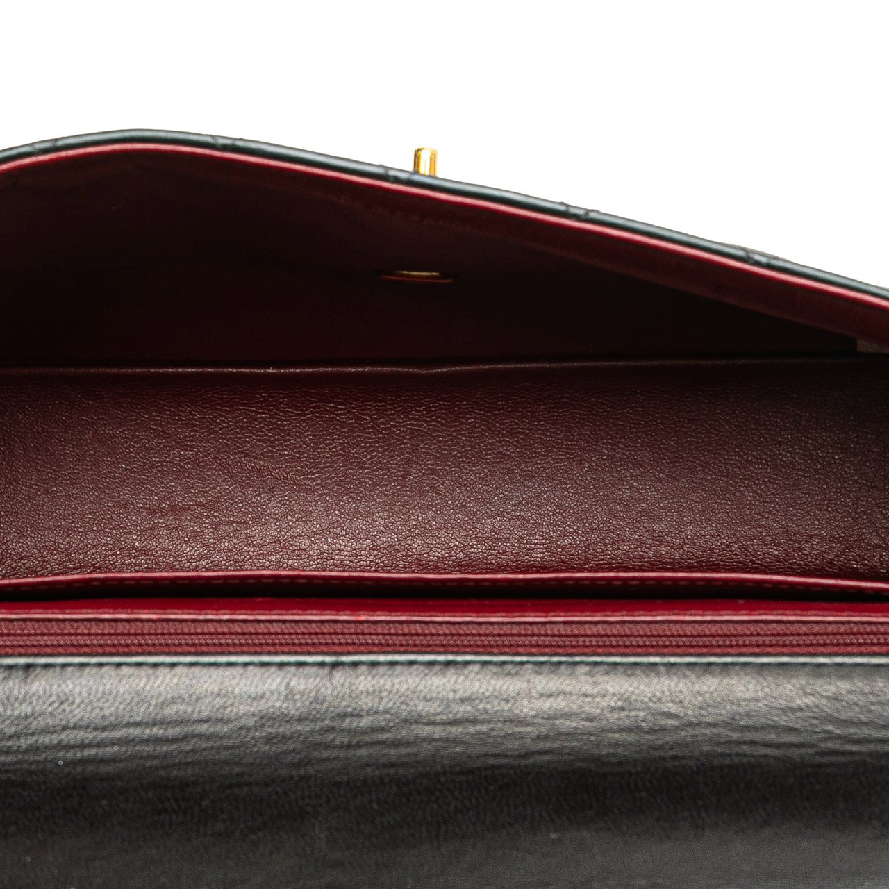 Chanel Lambskin Parent Kelly Flap Zwart