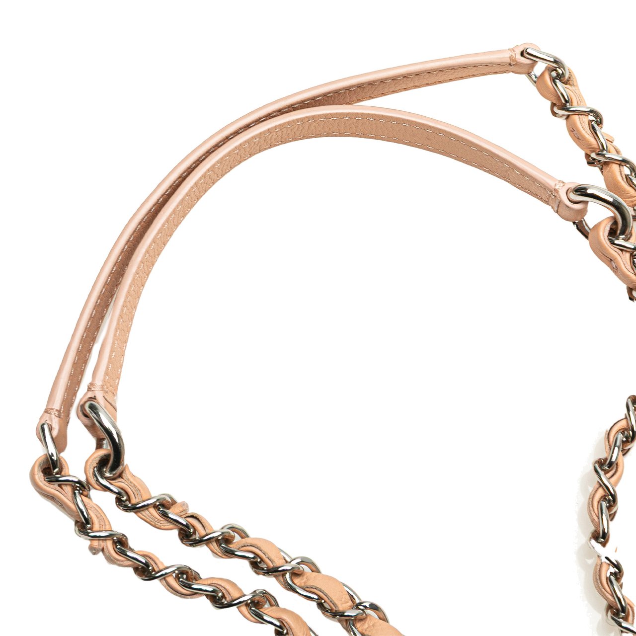 Chanel Mini Quilted Caviar CC Box Flap Roze