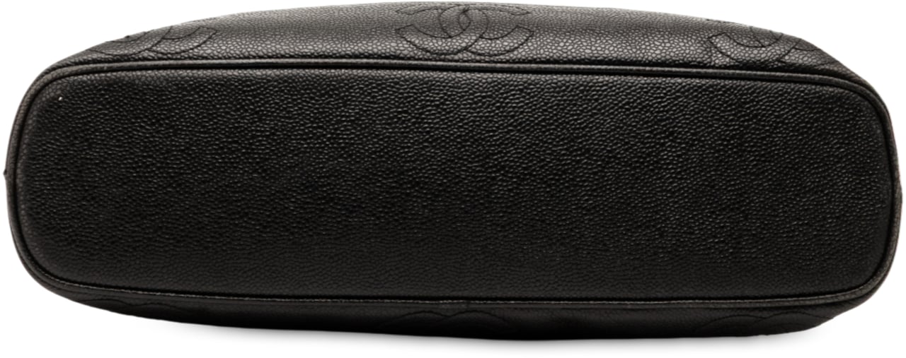 Chanel Triple CC Caviar Shoulder Bag Zwart