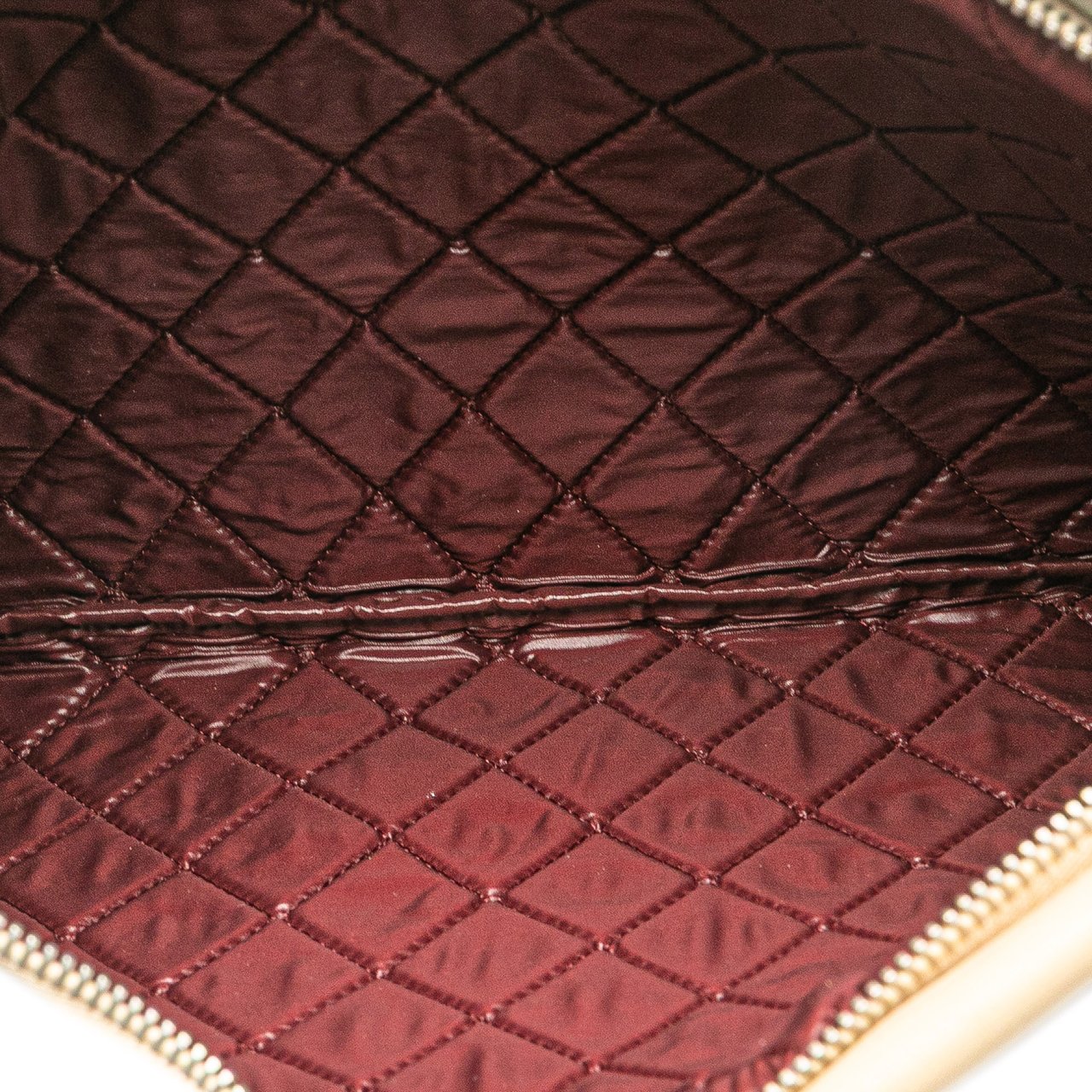 Chanel Medium Lambskin Colorblock Patchwork O Case Divers