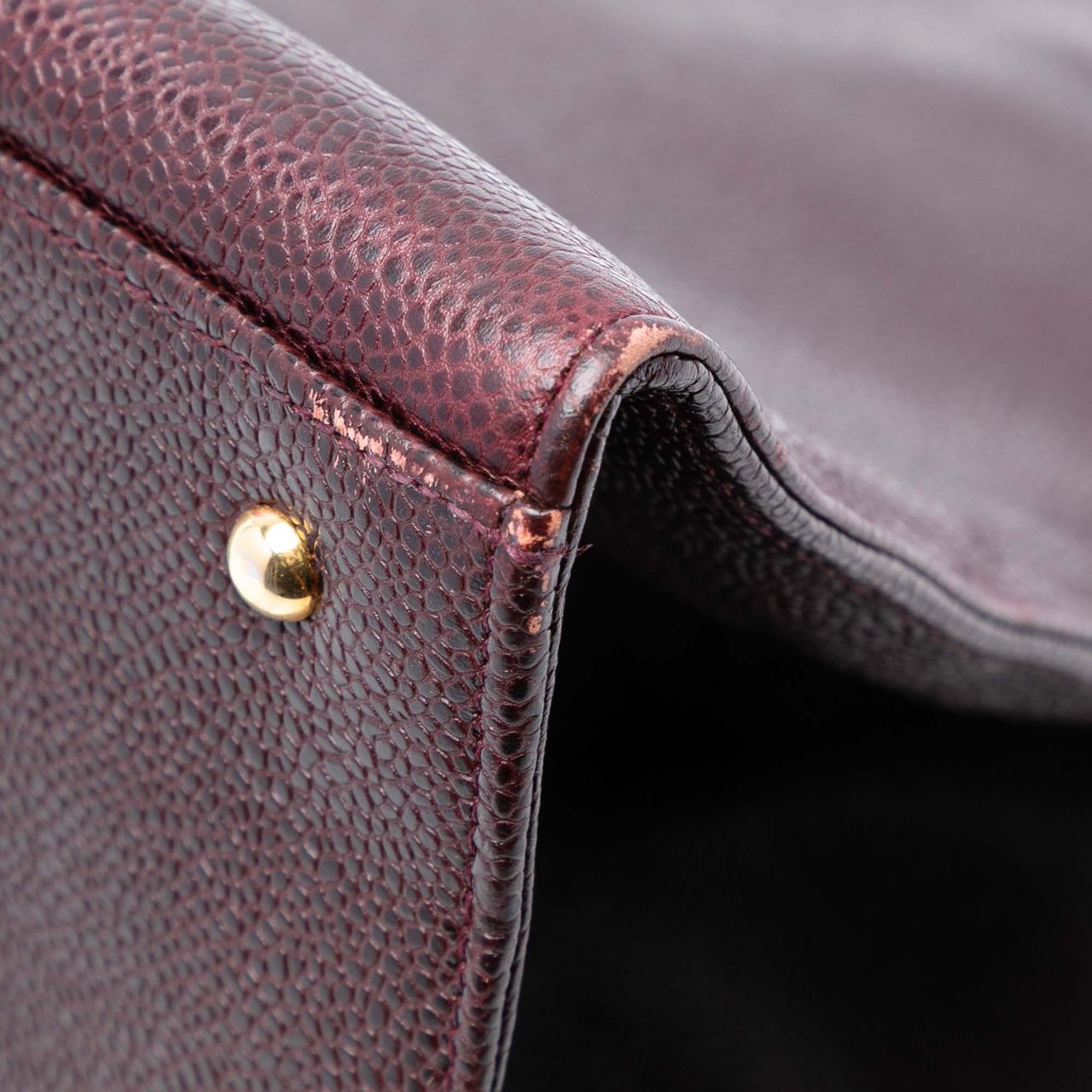 Chanel CC Caviar Tote Rood