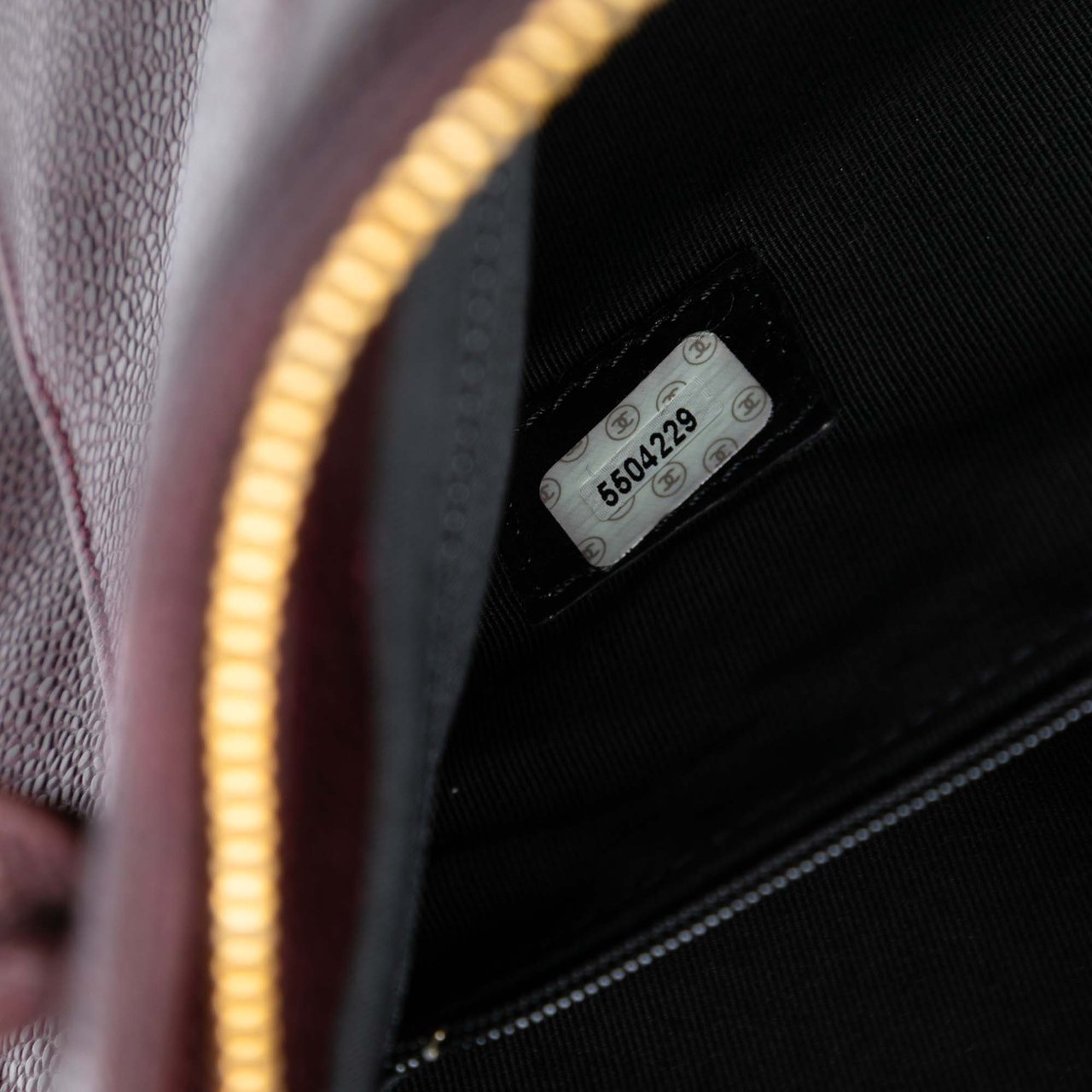 Chanel CC Caviar Tote Rood