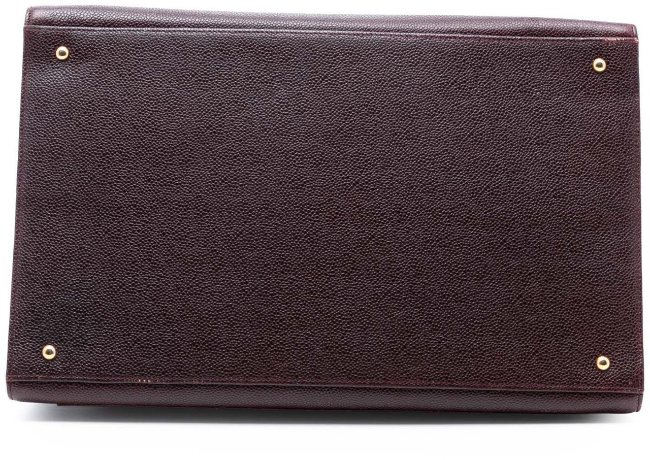 Chanel CC Caviar Tote Rood