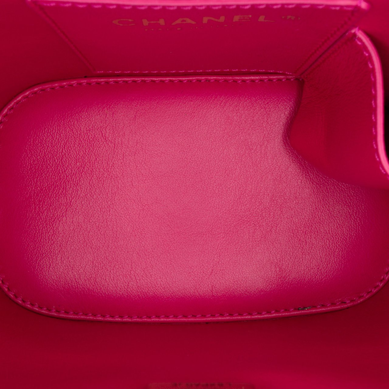 Chanel Quilted Tweed Vanity Case Roze