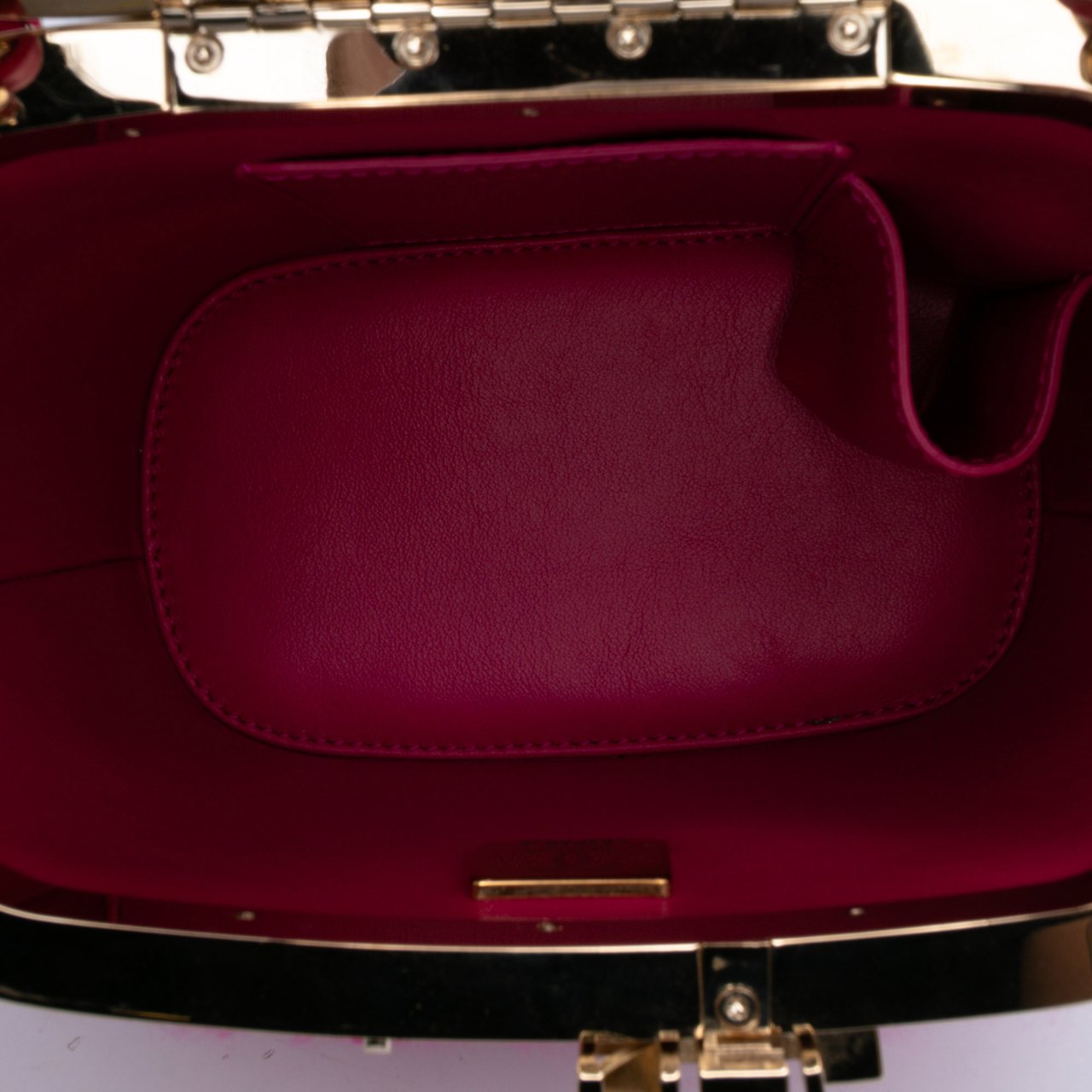 Chanel Quilted Tweed Vanity Case Roze