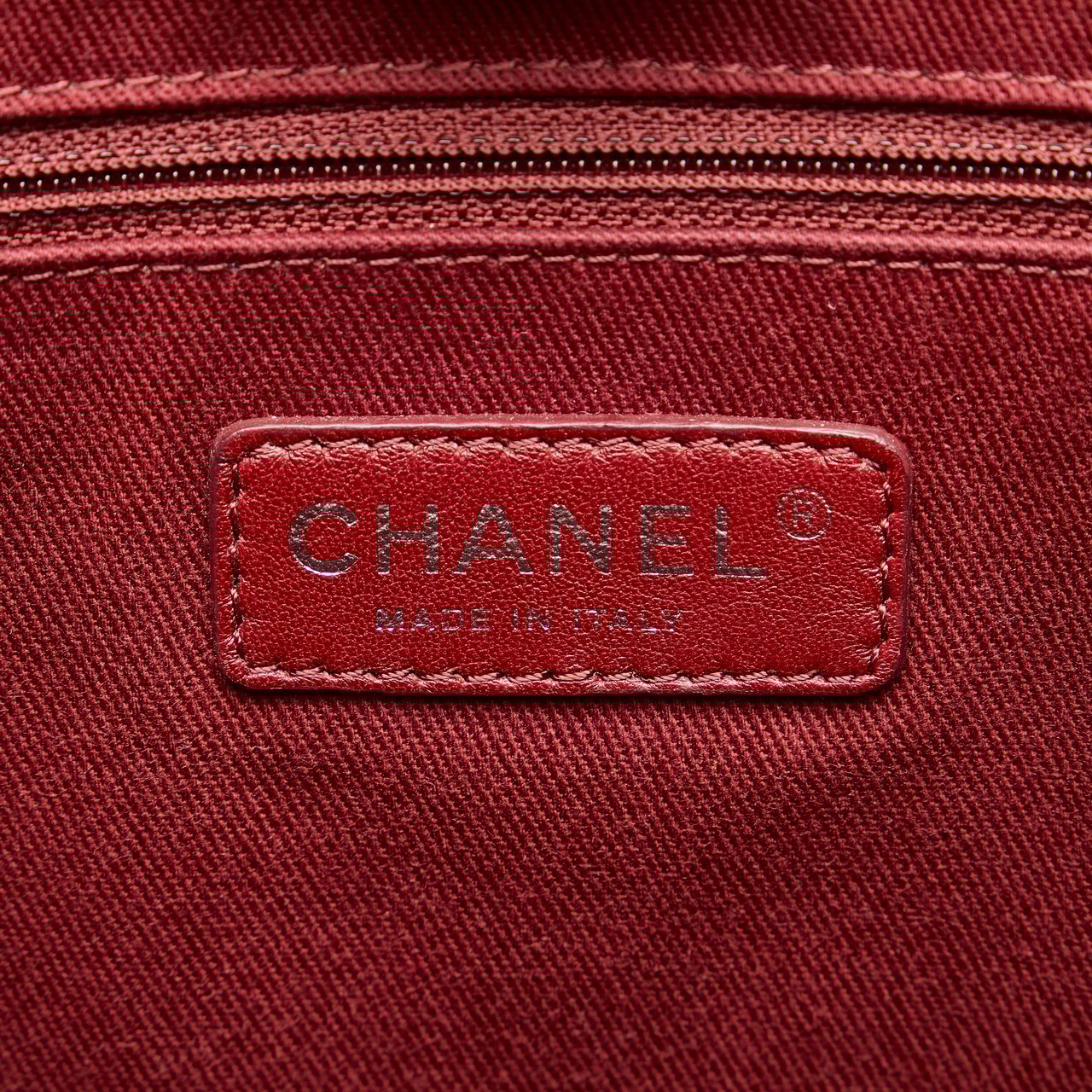 Chanel Mini Mixed Fibers Deauville Tote Rood