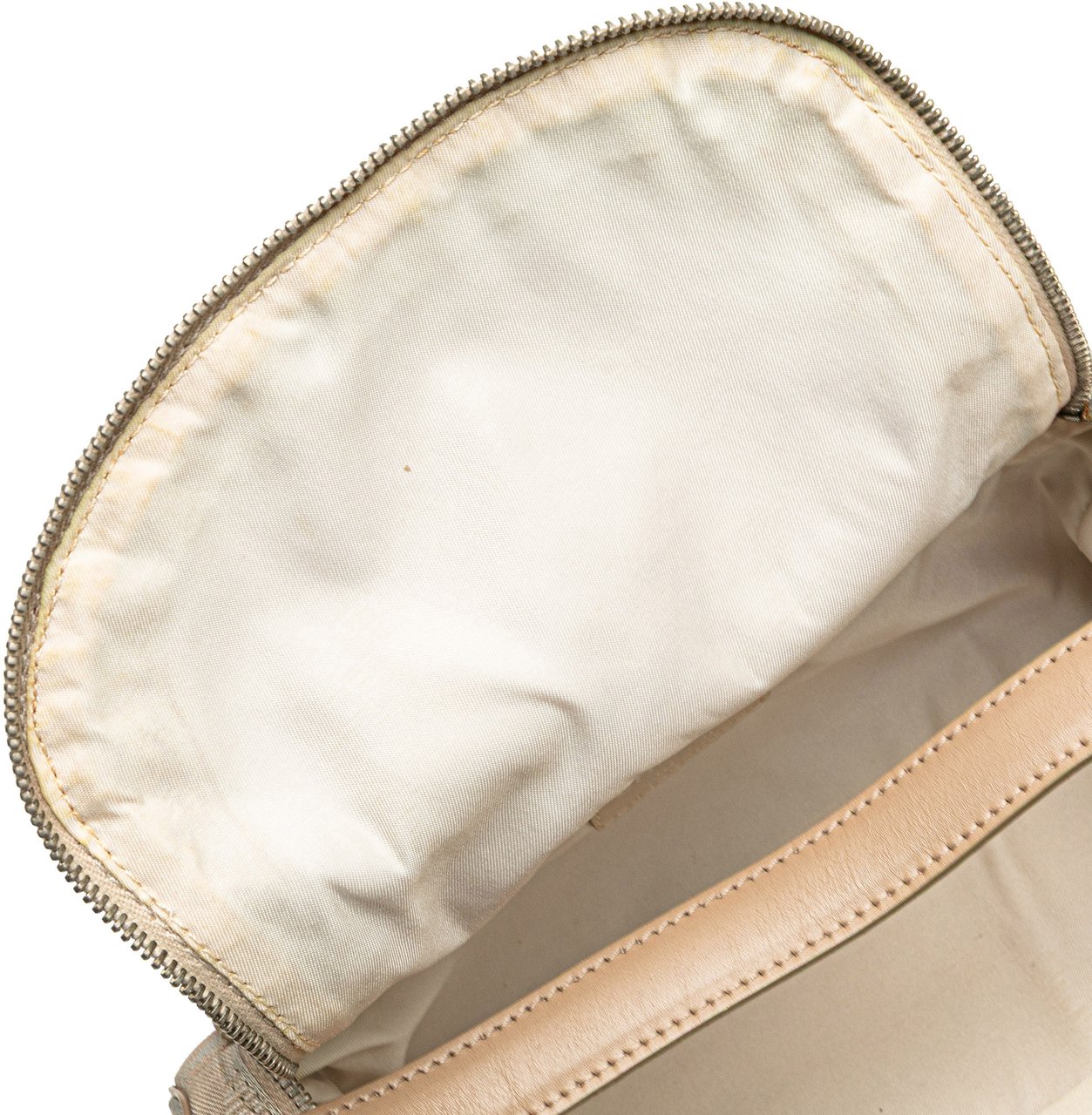 Chanel New Travel Line Nylon Vanity Bag Bruin