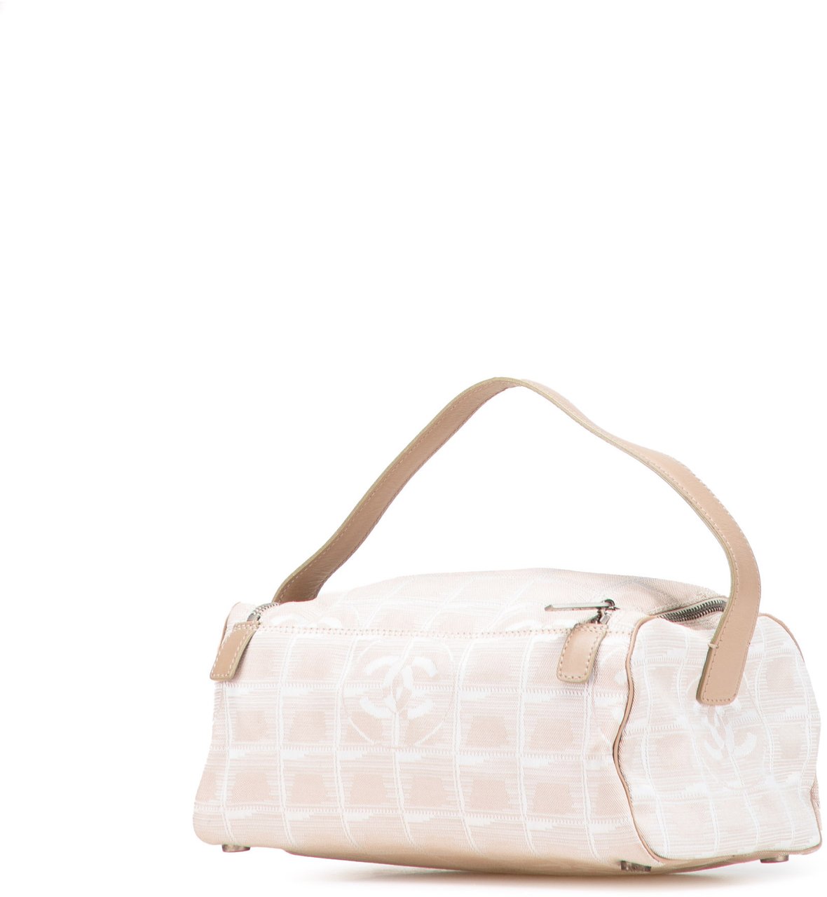 Chanel New Travel Line Nylon Vanity Bag Bruin