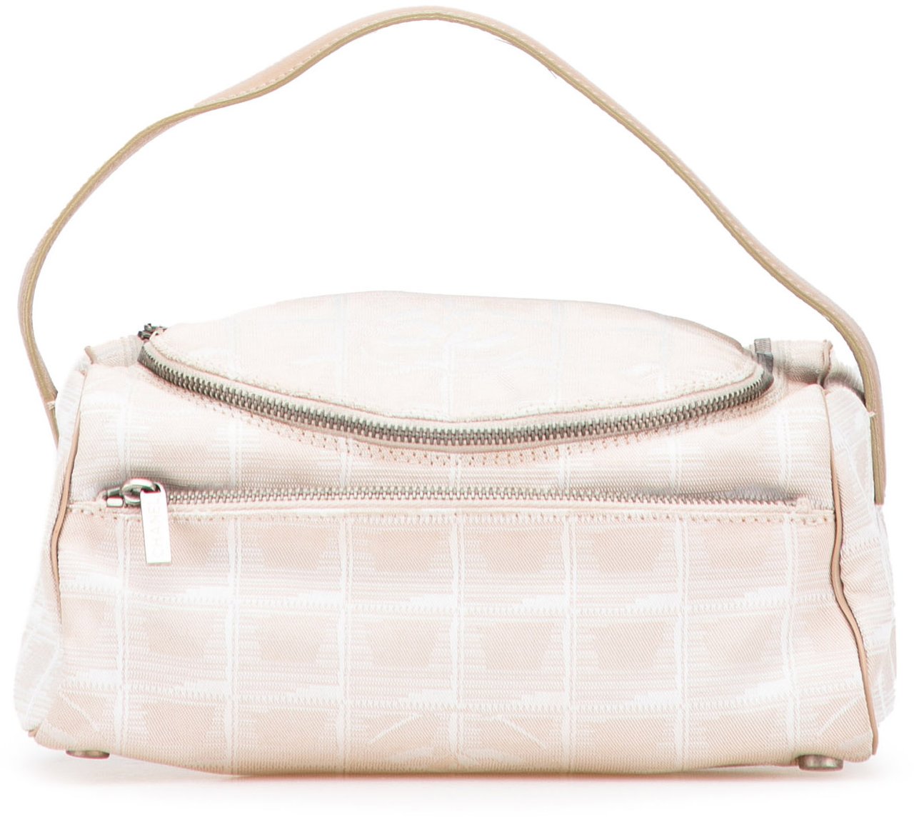 Chanel New Travel Line Nylon Vanity Bag Bruin