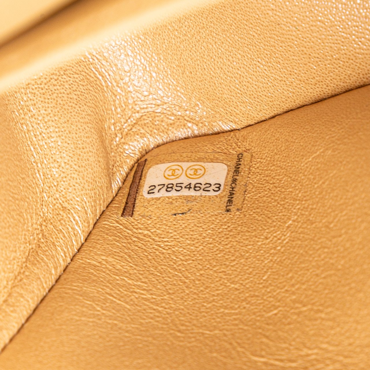 Chanel Medium Classic Iridescent Caviar Double Flap Bruin