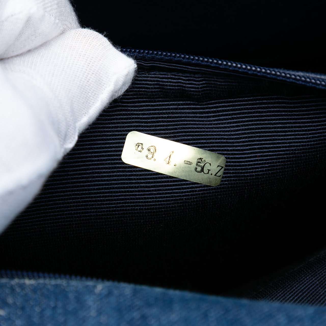 Chanel CC Denim Kelly Top Handle Bag Blauw