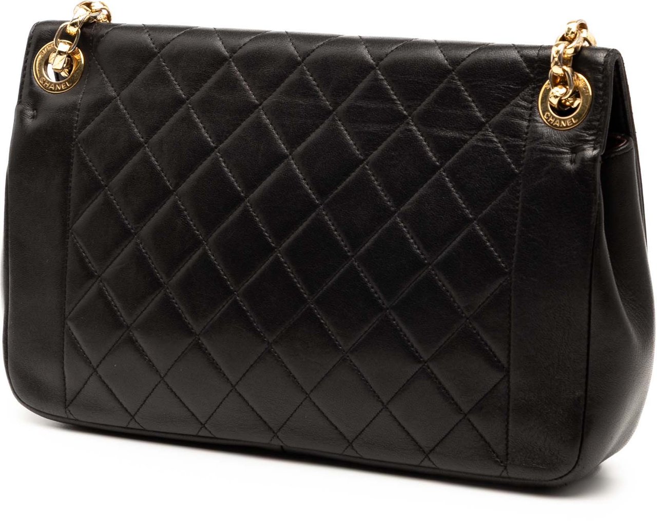 Chanel Large Lambskin Chic With Me Flap Zwart