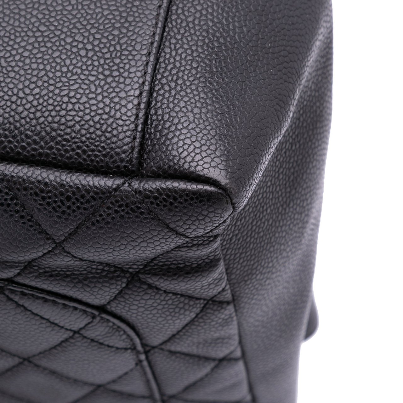Chanel Caviar Grand Shopping Tote Zwart