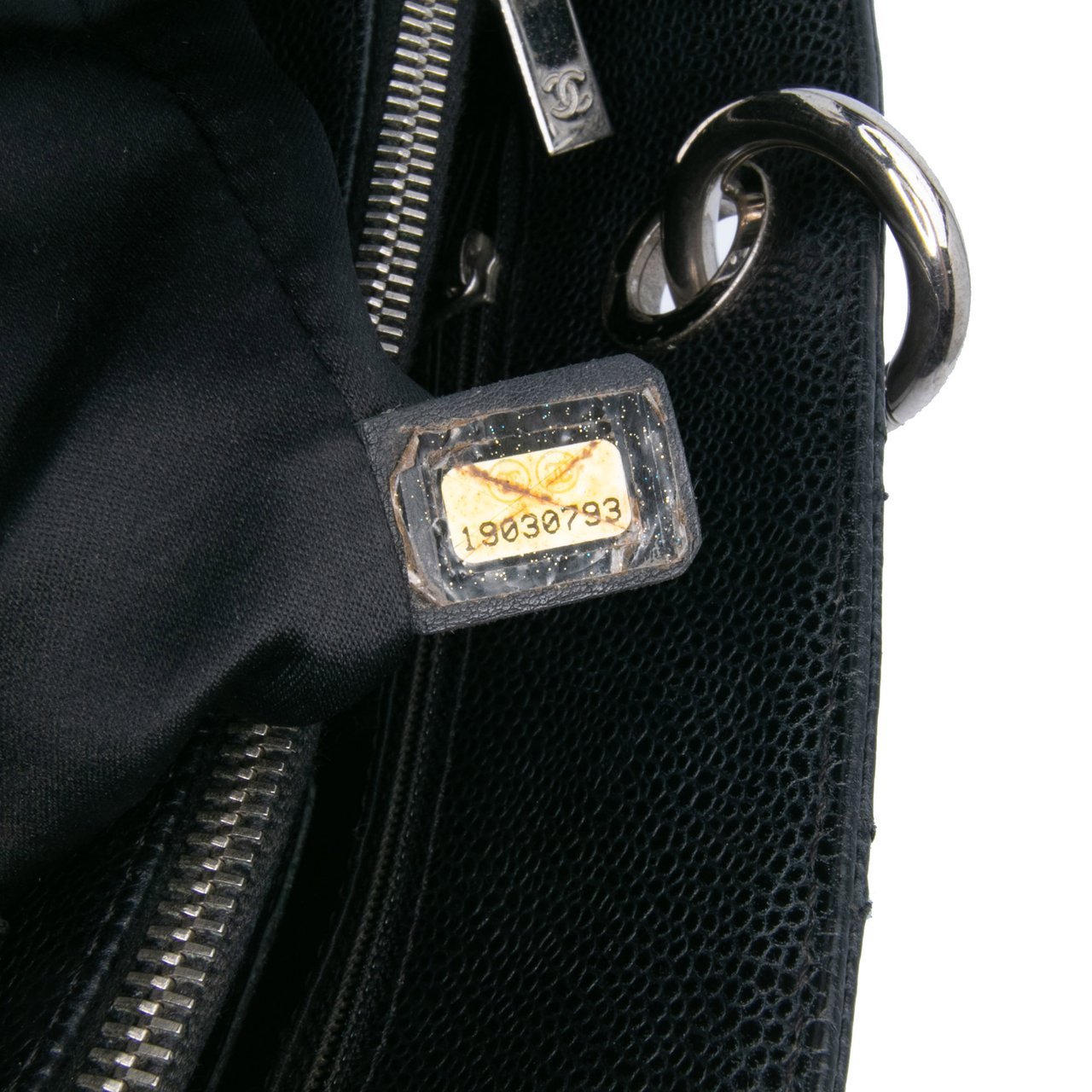 Chanel Caviar Grand Shopping Tote Zwart