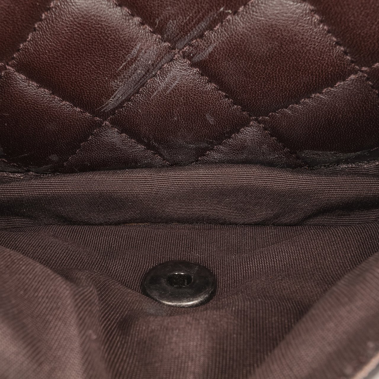 Chanel Paris-Salzburg Quilted Lambskin and Pony Hair Saddle Crossbody Bruin