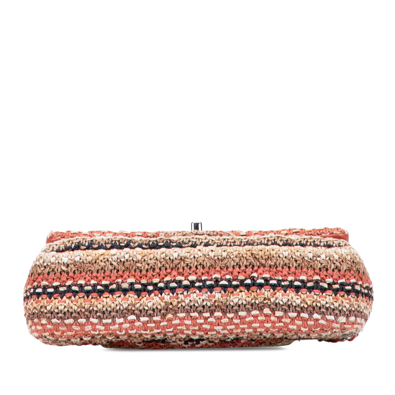Chanel Medium Classic Tweed Double Flap Bruin