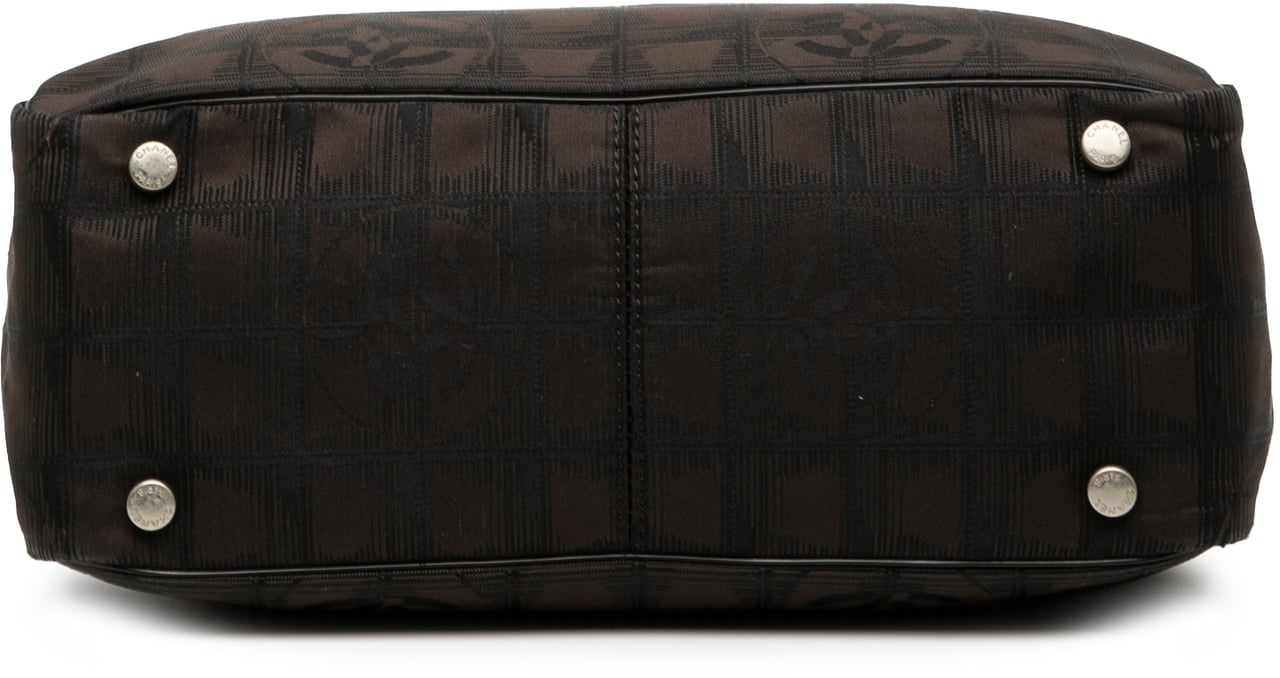 Chanel New Travel Line Nylon Tote Bruin