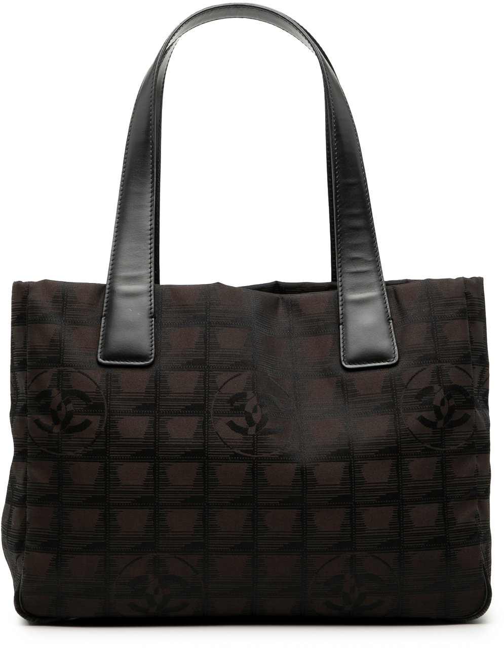Chanel New Travel Line Nylon Tote Bruin