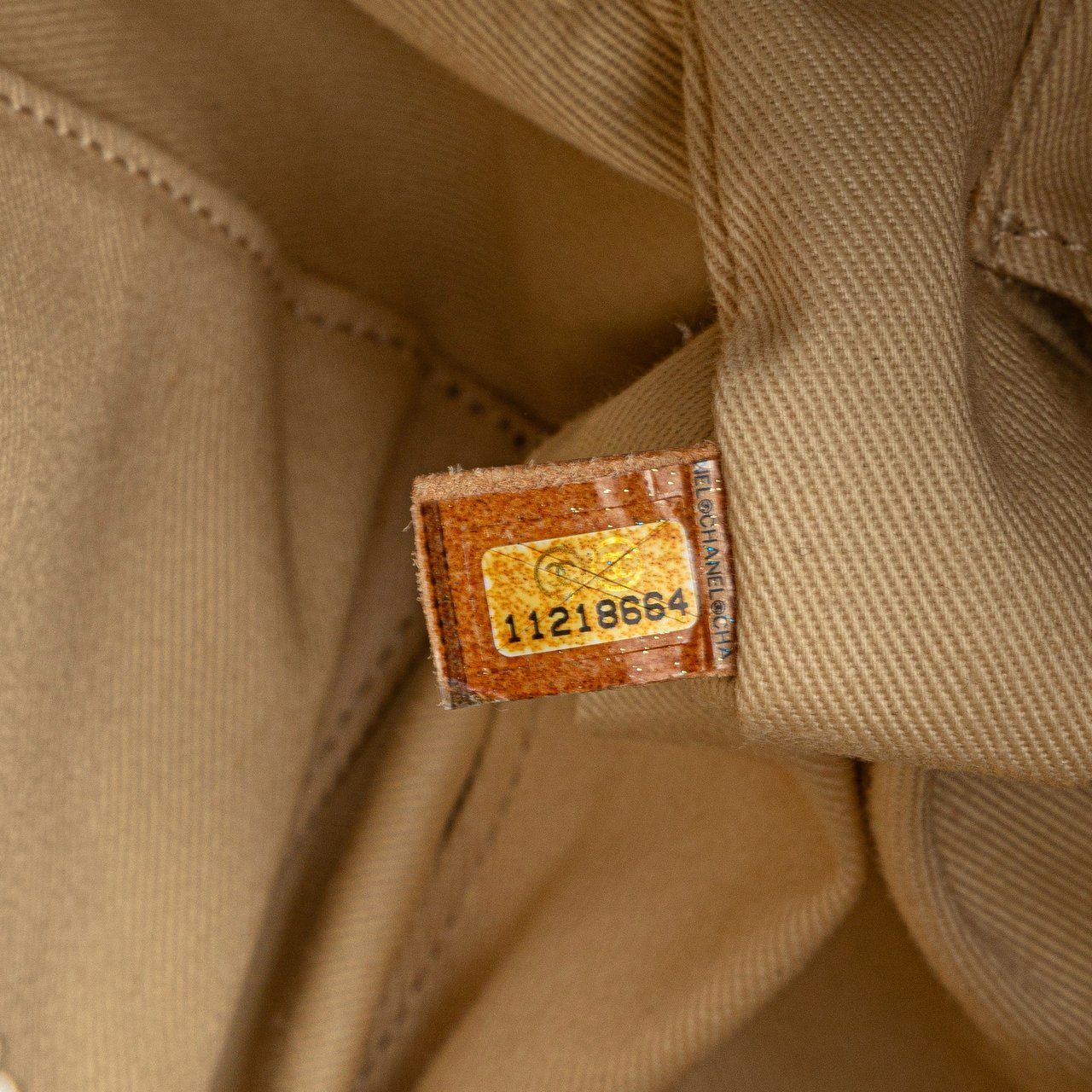 Chanel Goatskin Square Stitch Essential Bowler Bruin