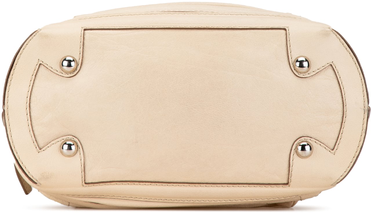 Chanel Goatskin Square Stitch Essential Bowler Bruin