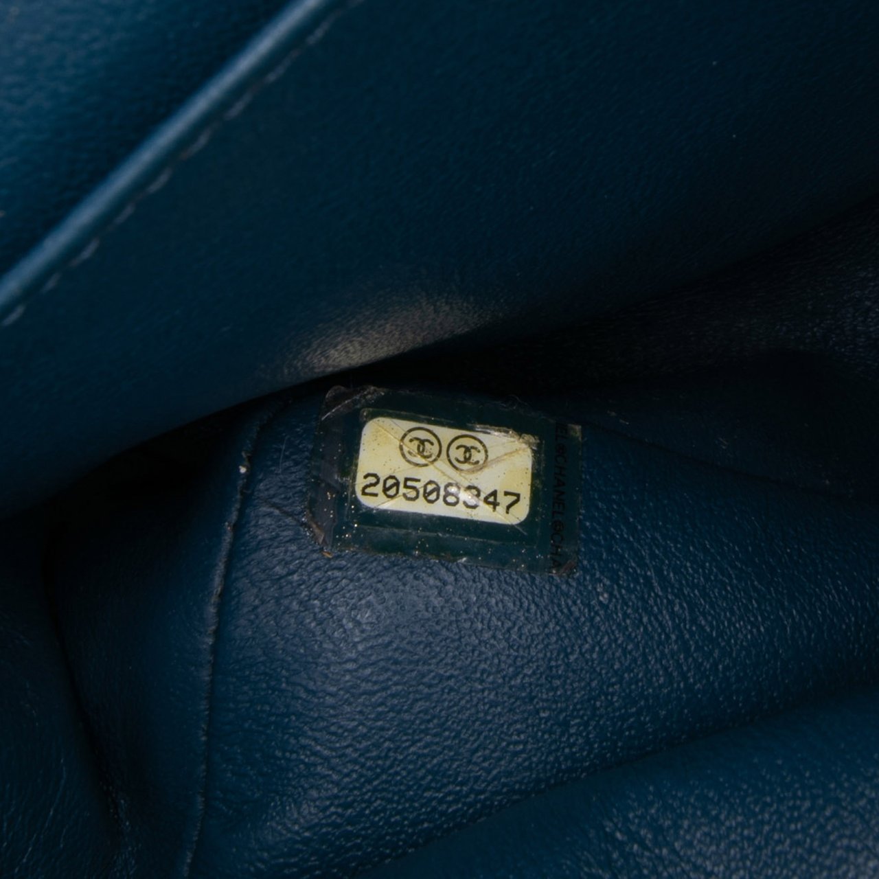 Chanel Medium Classic Caviar Double Flap Blauw