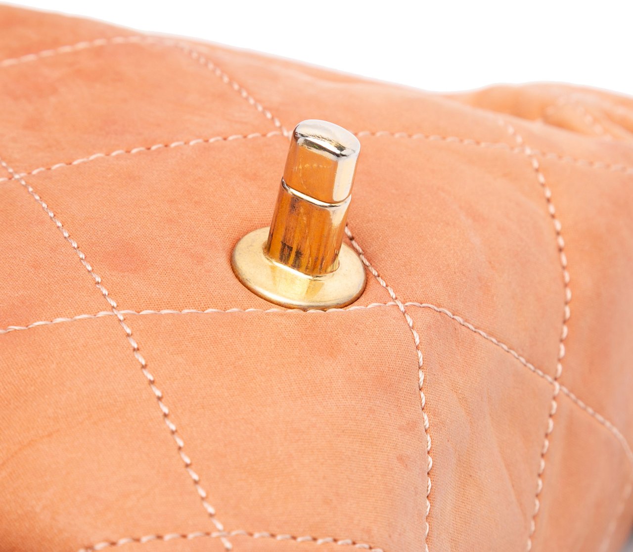 Chanel Small Aged Calfskin Chic Quilt Flap Oranje