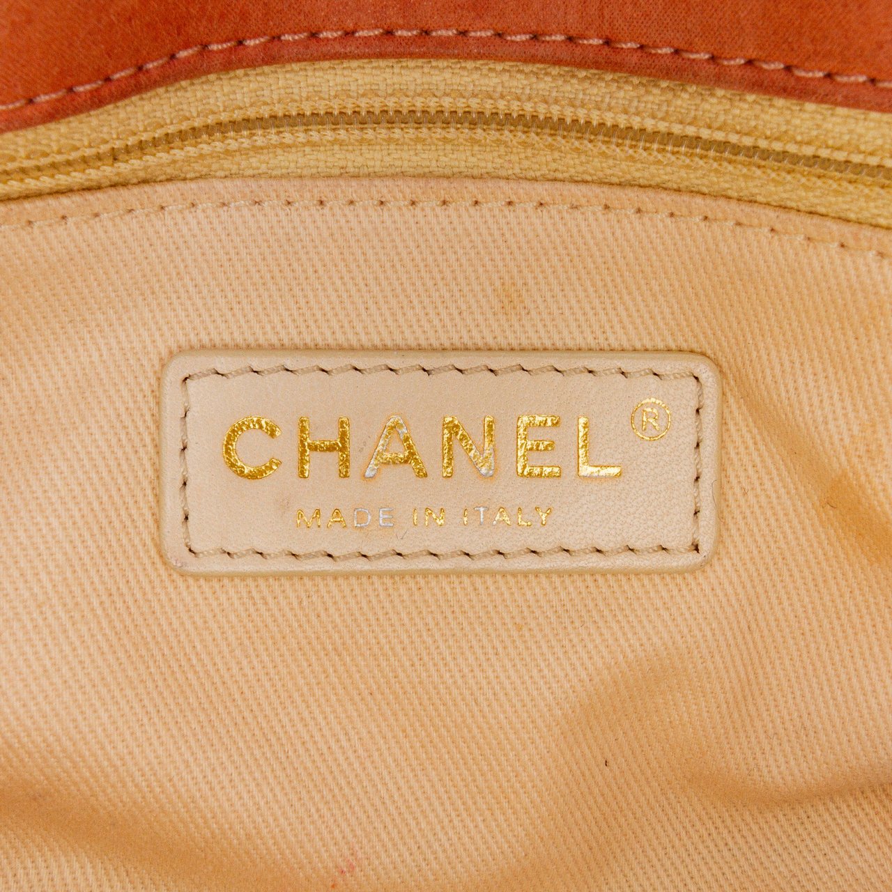 Chanel Small Aged Calfskin Chic Quilt Flap Oranje