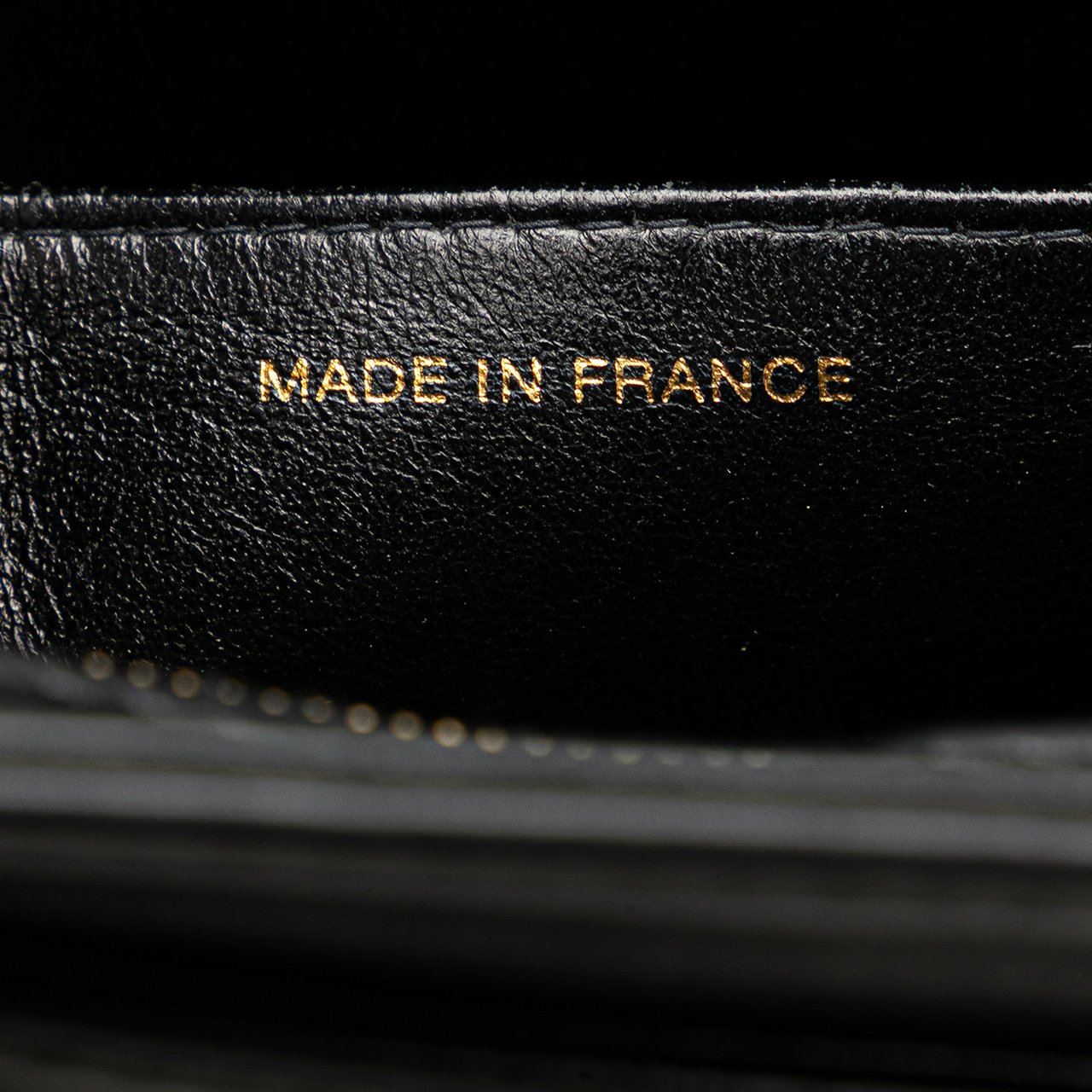 Chanel Lambskin Logo Tote Zwart