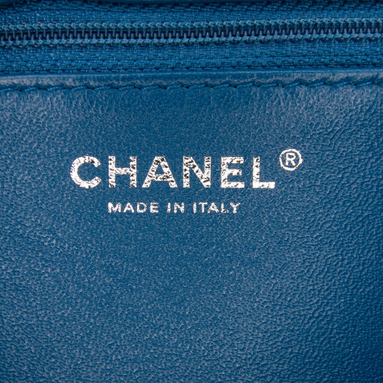 Chanel Mini Quilted Tweed Beauty Lock Flap Blauw