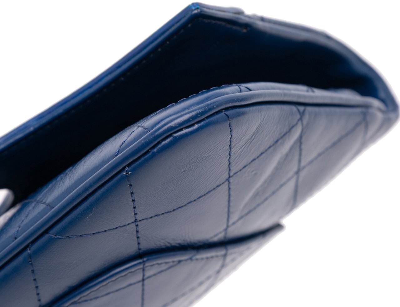 Chanel Small Bicolor Aged Calfskin 31 Clutch Blauw