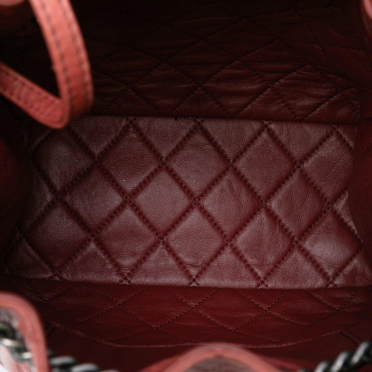 Chanel Medium Stitched Calfskin Urban Luxury Drawstring Backpack Rood